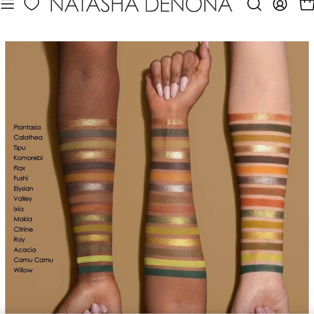 Natasha Denona Eyeshadow Yucca Eyeshadow palette - Picture 2 of 3